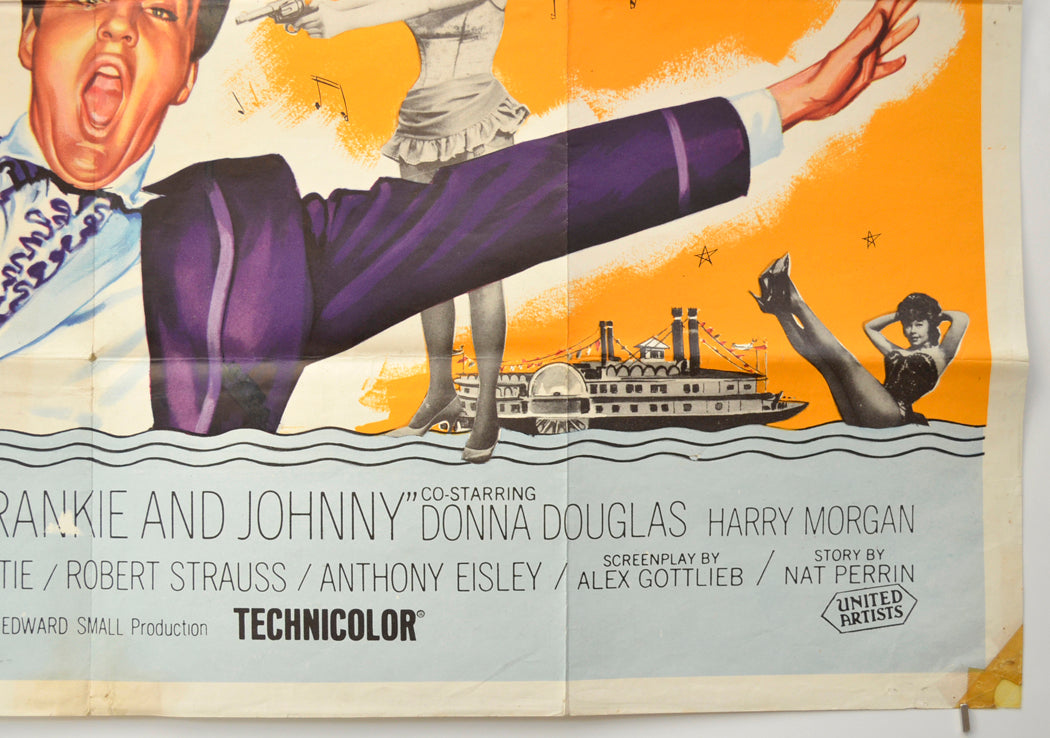 FRANKIE AND JOHNNY (Bottom Right) Cinema Quad Movie Poster 