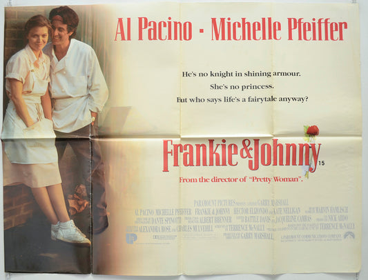 Frankie And Johnny Original Quad Poster - Film Poster - Movie Poster  