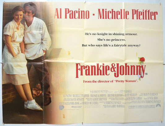 Frankie And Johnny Original Quad Poster - Film Poster - Movie Poster