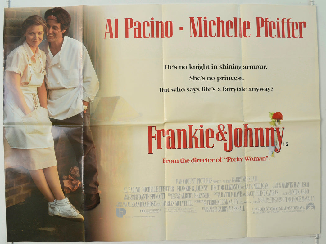 Frankie And Johnny   Original Quad Poster - Film Poster - Movie Poster 