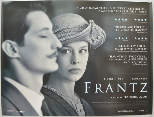 Frantz  Original Quad Poster - Film Poster - Movie Poster