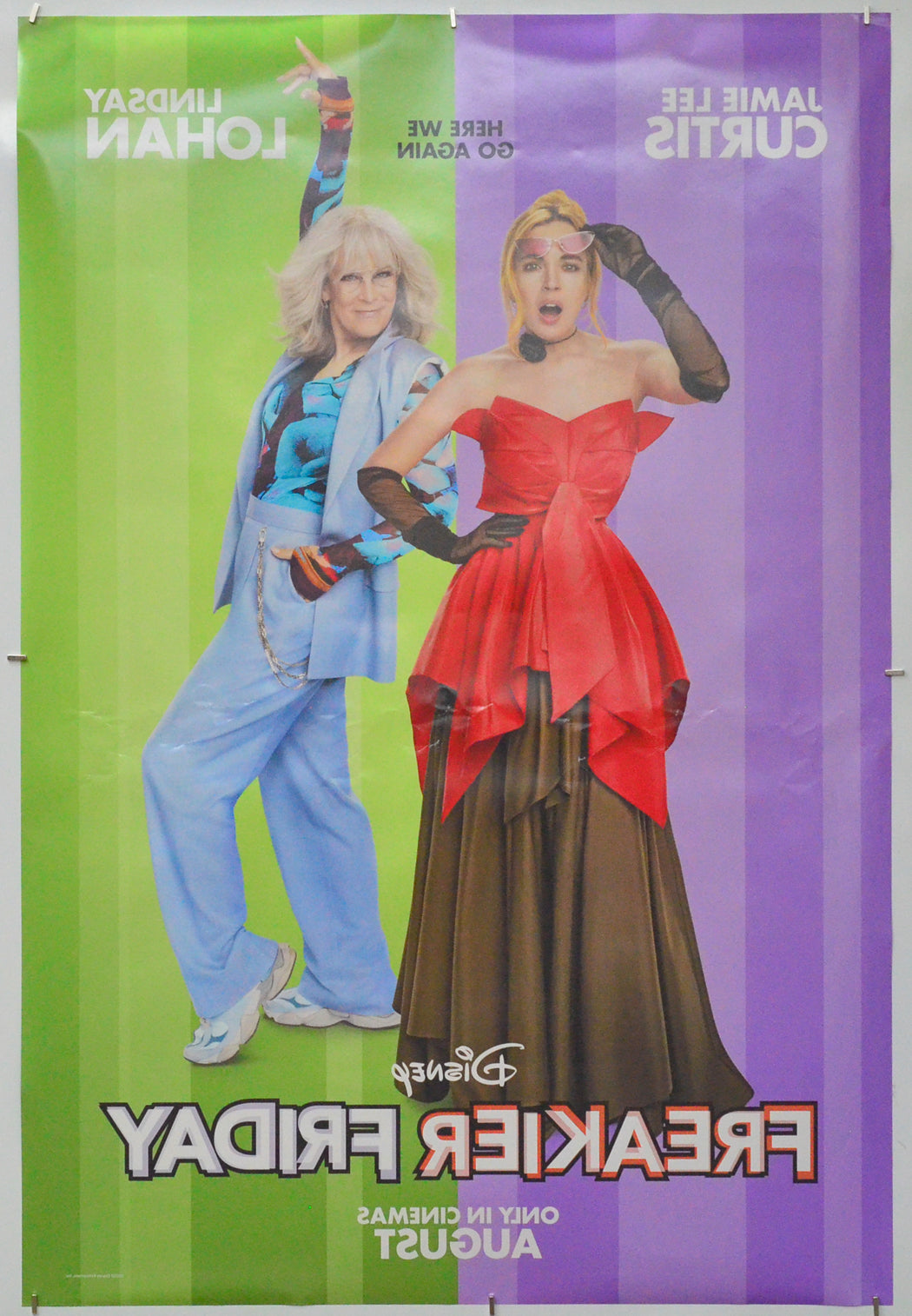 Freakier Friday (Back) Cinema One Sheet Movie Poster 