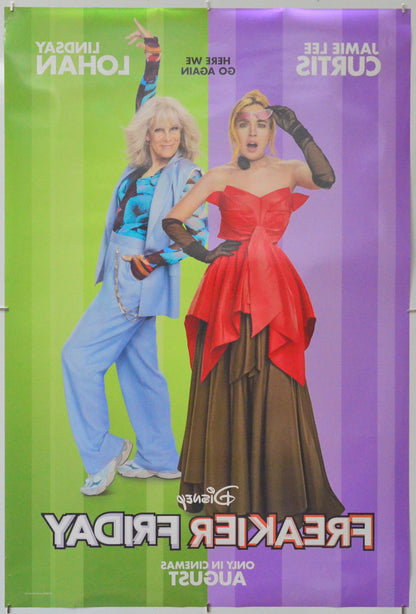 Freakier Friday (Back) Cinema One Sheet Movie Poster 