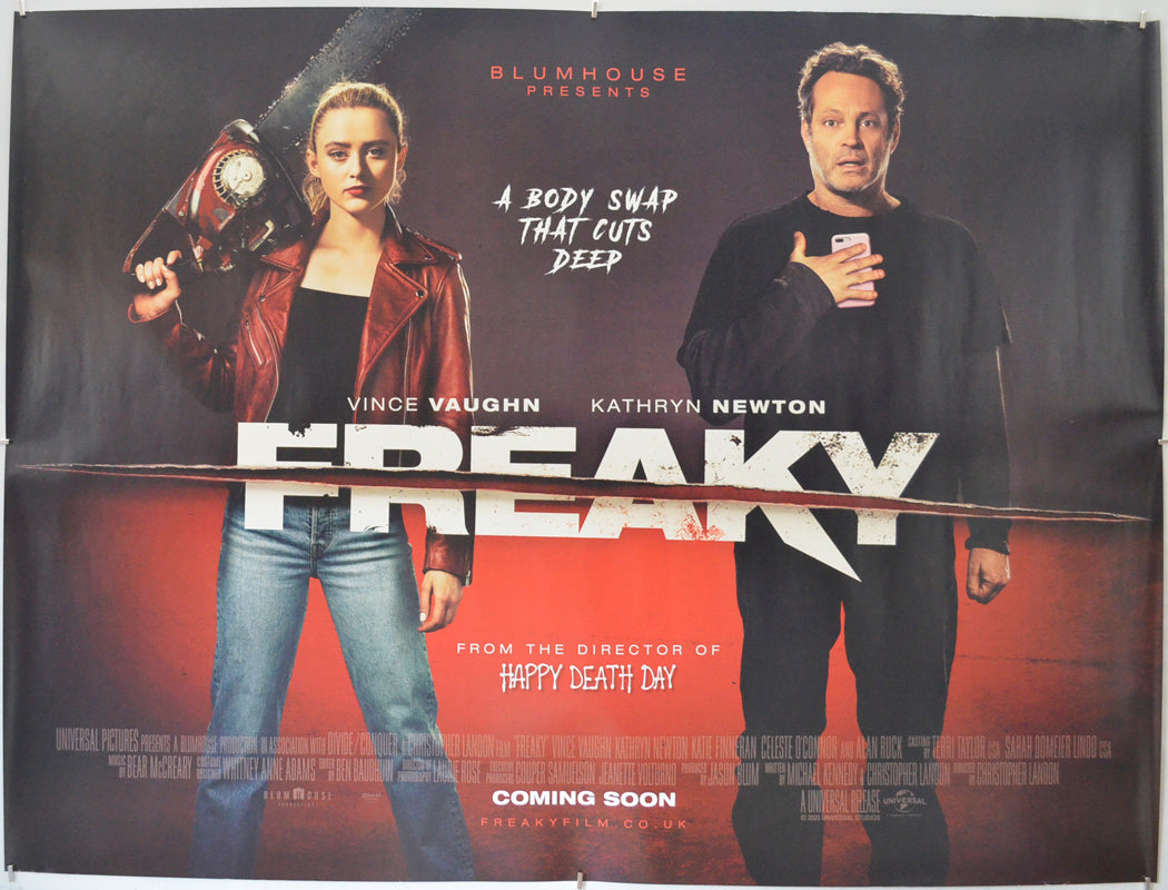 Freaky - Original Quad Poster - Film Poster - Movie Poster