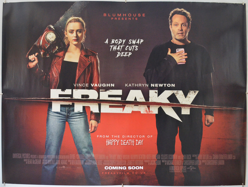 Freaky - Original Quad Poster - Film Poster - Movie Poster