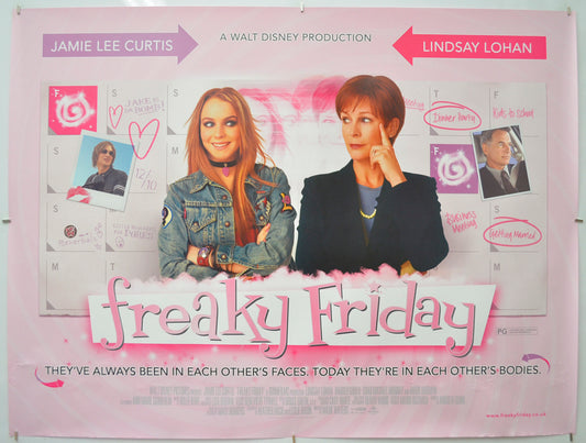 Freaky Friday Original Quad Poster - Film Poster - Movie Poster