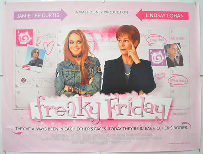 Freaky Friday Original Quad Poster - Film Poster - Movie Poster