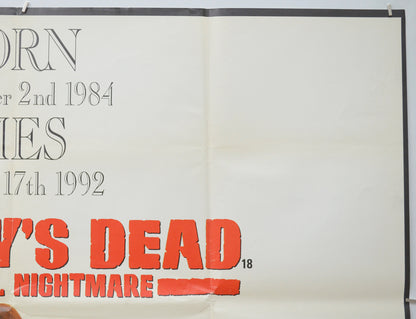 FREDDY’S DEAD - THE FINAL NIGHTMARE (Top Right) Cinema Quad Movie Poster 