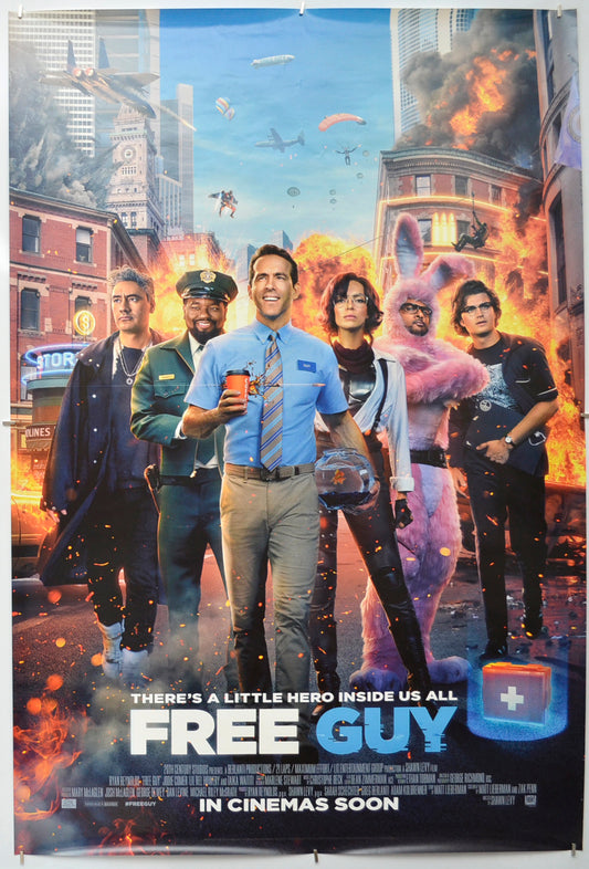 Free Guy - Original One Sheet Poster - Film Poster - Movie Poster