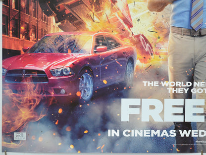 FREE GUY (Bottom Left) Cinema Quad Movie Poster 