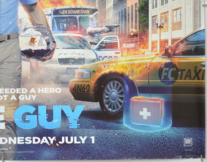 FREE GUY (Bottom Right) Cinema Quad Movie Poster 