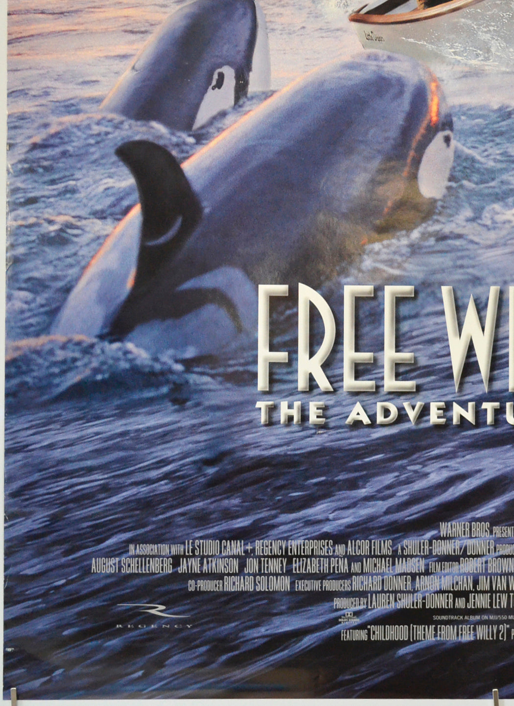 FREE WILLY 2 (Bottom Left) Cinema One Sheet Movie Poster 