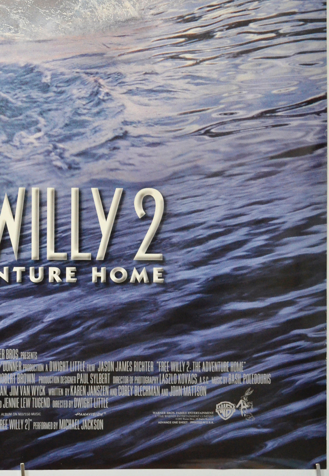 FREE WILLY 2 (Bottom Right) Cinema One Sheet Movie Poster 