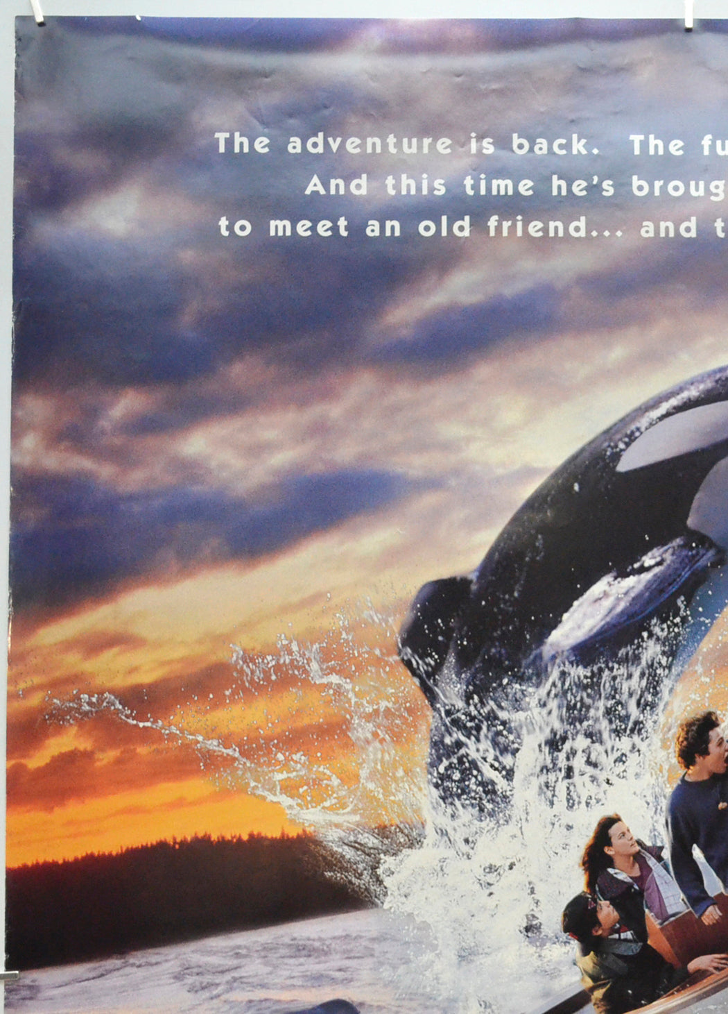 FREE WILLY 2 (Top Left) Cinema One Sheet Movie Poster 