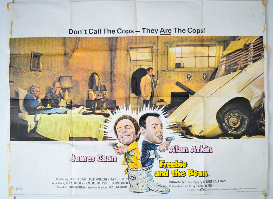 Freebie And The Bean Original British Quad Poster - Movie Poster