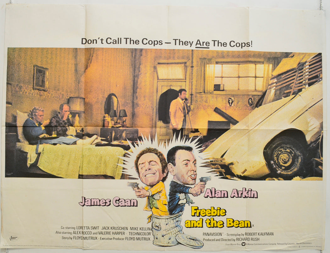 Freebie And The Bean   Original Quad Poster - Film Poster - Movie Poster 