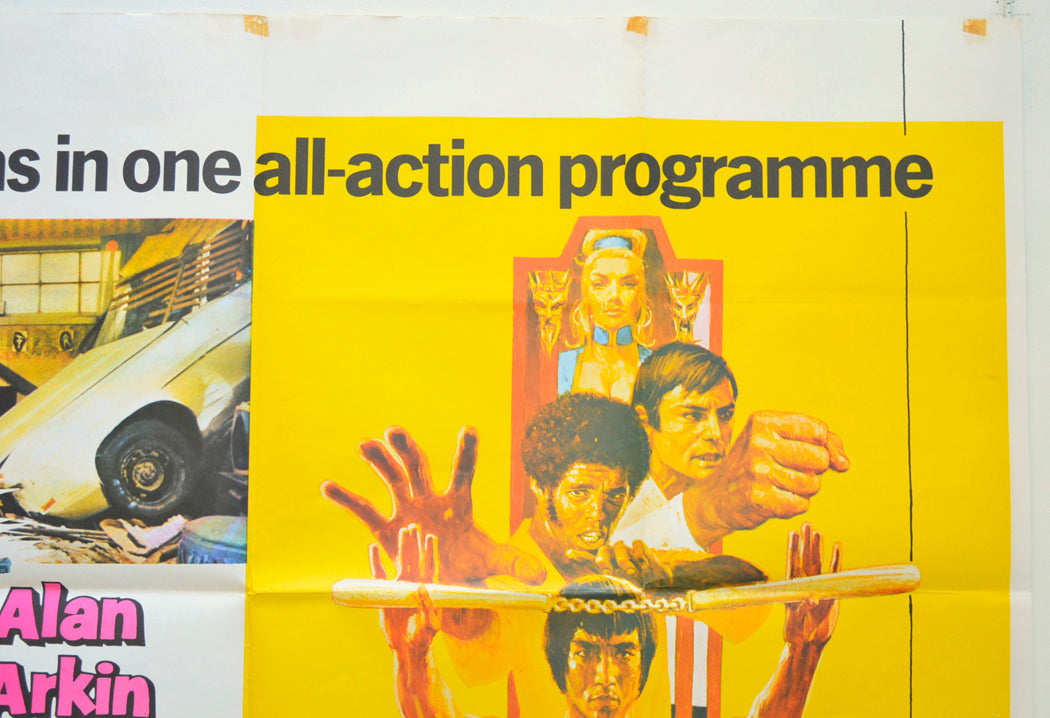 FREEBIE AND THE BEAN / ENTER THE DRAGON (Top Right) Cinema Quad Movie Poster 