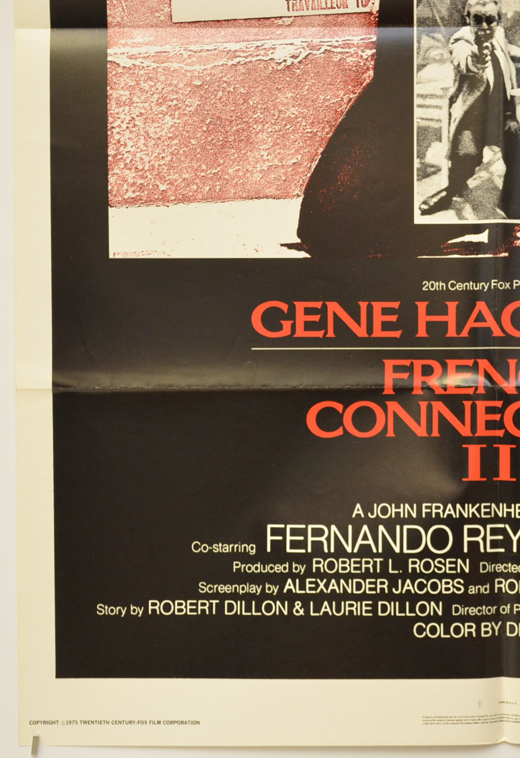 FRENCH CONNECTION II (Bottom Left) Cinema One Sheet Movie Poster 