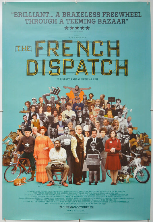 The French Dispatch Original One Sheet Poster - Film Poster - Movie Poster