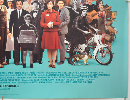 THE FRENCH DISPATCH (Bottom Right) Cinema Quad Movie Poster 