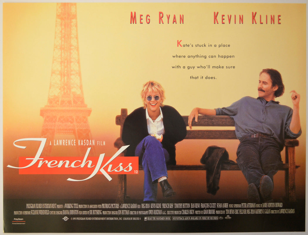 French Kiss Original Mini Quad Poster - Film Poster - Movie Poster