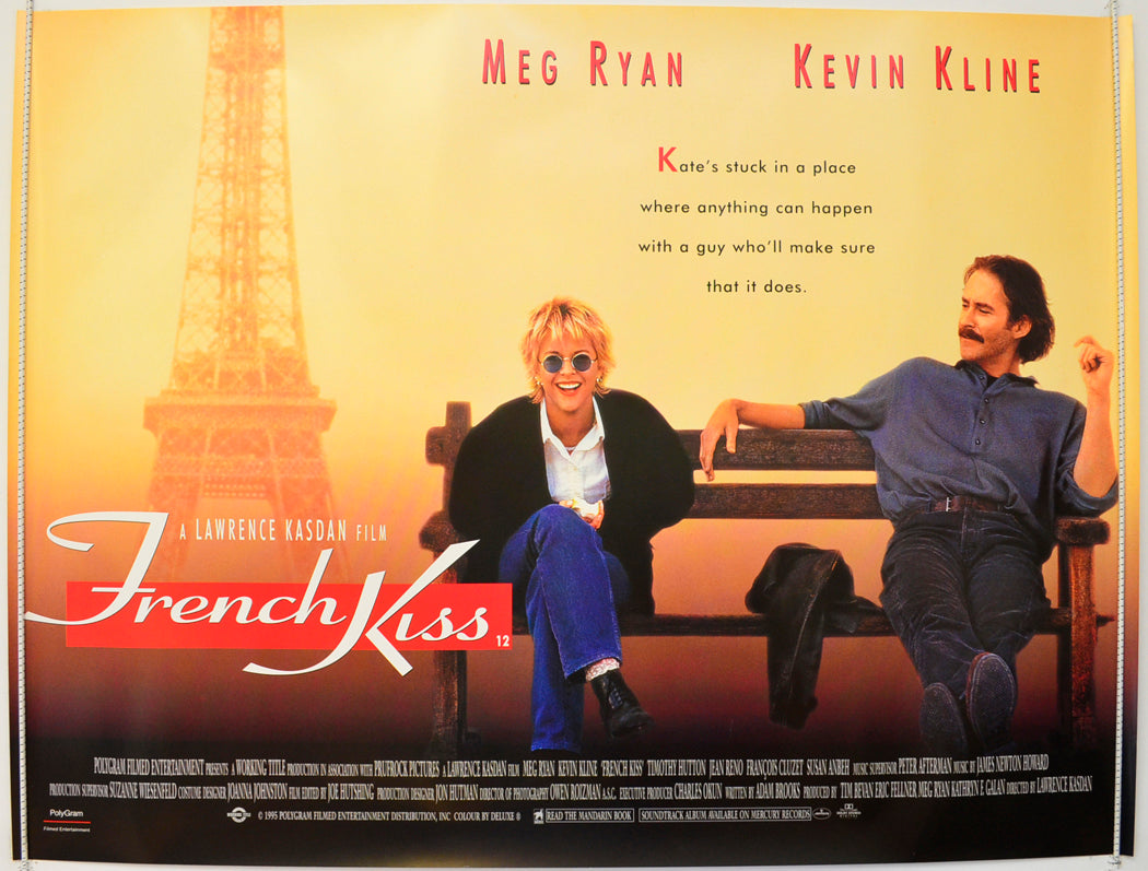 French Kiss  Original British Quad Poster - Film Poster - Movie Poster 