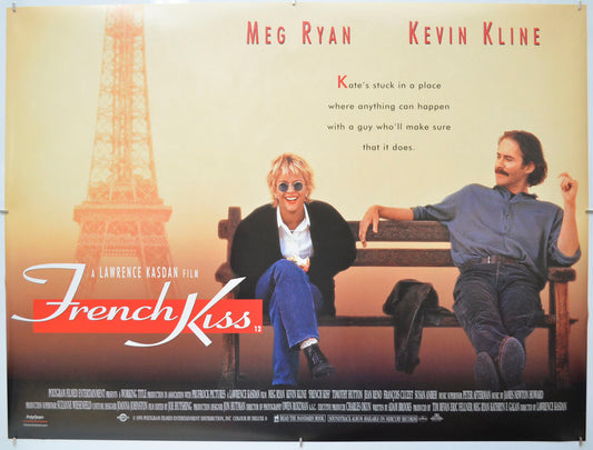 French Kiss Original Quad Poster - Film Poster - Movie Poster