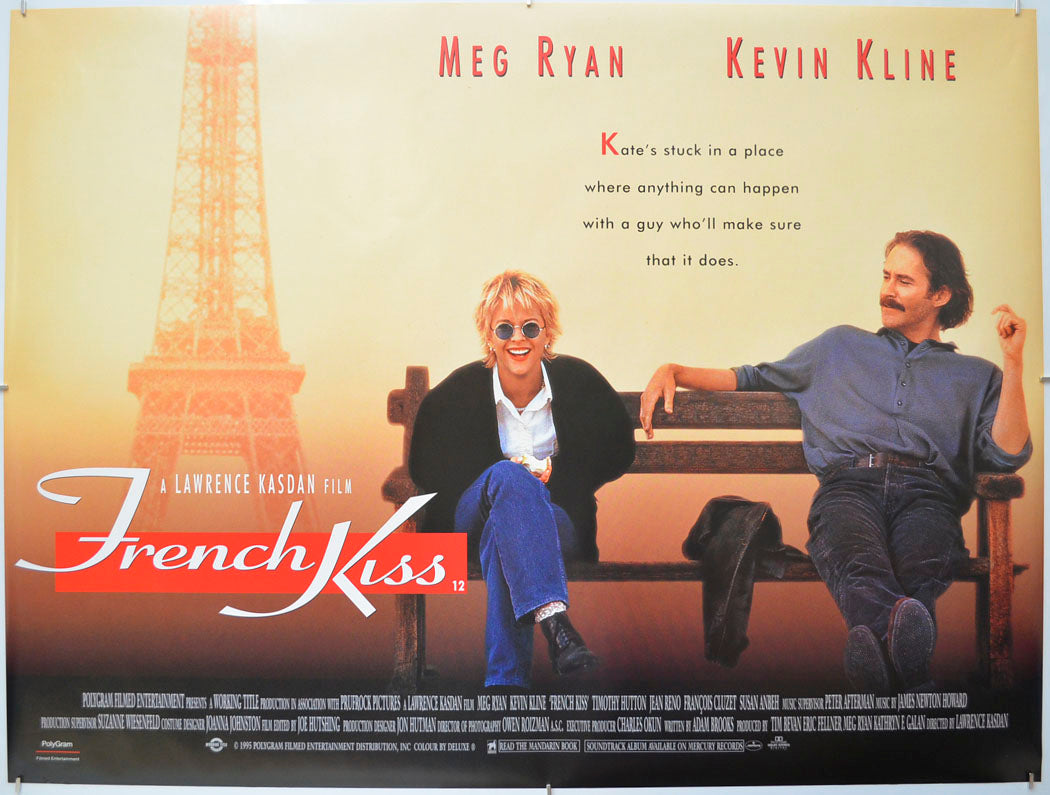 French Kiss Original Quad Poster - Film Poster - Movie Poster