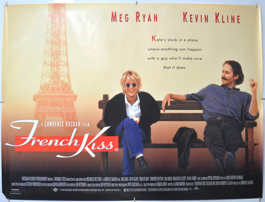 French Kiss Original Quad Poster - Film Poster - Movie Poster