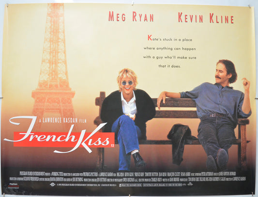 French Kiss Original Quad Poster - Film Poster - Movie Poster