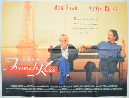 French Kiss Original Quad Poster - Film Poster - Movie Poster  