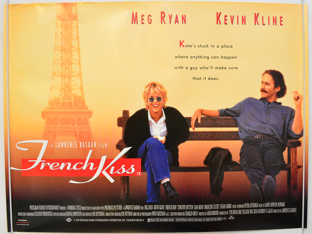 French Kiss Original Quad Poster - Film Poster - Movie Poster  