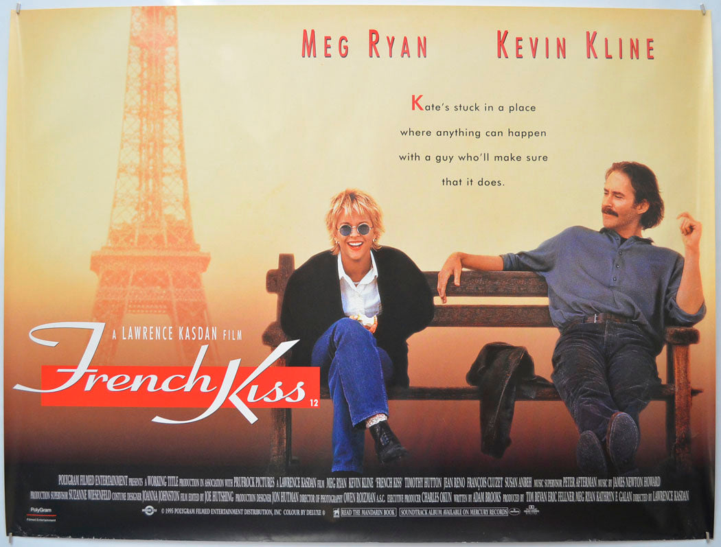 French Kiss Original Quad Poster - Film Poster - Movie Poster