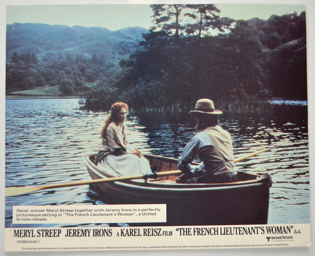 THE FRENCH LIEUTENANT’S WOMAN (Card 1) Cinema Colour FOH Stills / Lobby Cards 