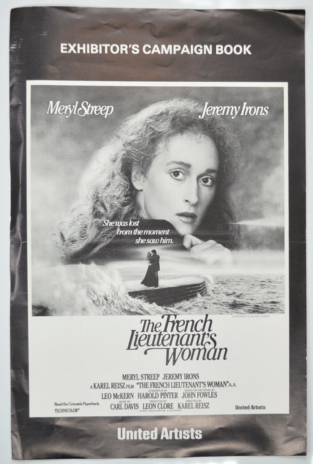 The French Lieutenant’s Woman Original 6 Page Cinema Exhibitors Campaign Pressbook (UK)