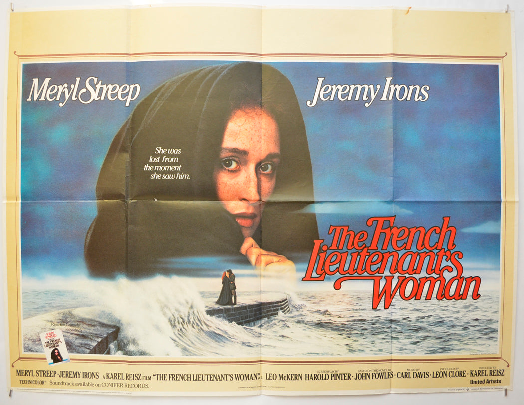 The French Lieutenant’s Woman Original Quad Poster - Film Poster - Movie Poster