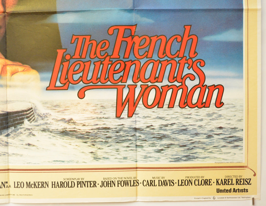 THE FRENCH LIEUTENANT’S WOMAN (Bottom Right) Cinema Quad Movie Poster 