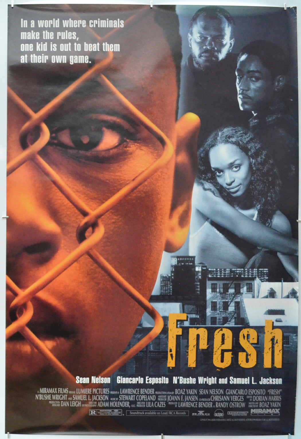 Fresh - Original One Sheet Poster - Film Poster - Movie Poster