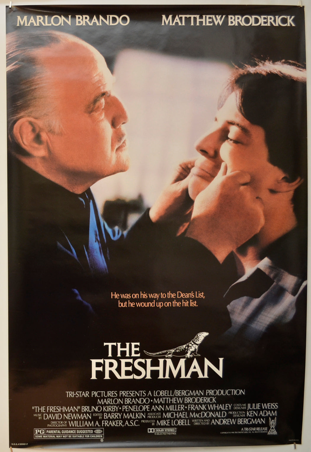 The Freshman  Original One Sheet Poster - Film Poster - Movie Poster