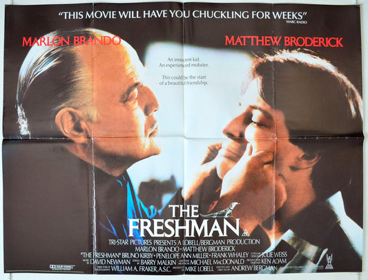 The Freshman Original British Quad Poster - Movie Poster