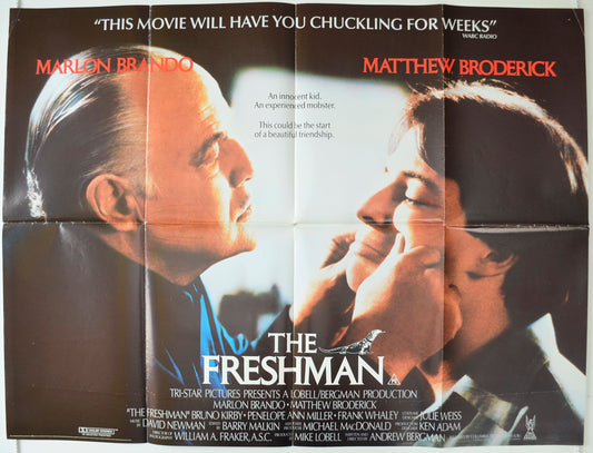 The Freshman Original Quad Poster - Film Poster - Movie Poster  