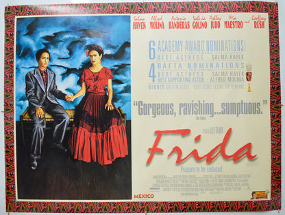 Frida Original Quad Poster - Film Poster - Movie Poster