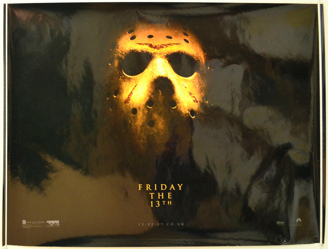 Friday The 13th  (Teaser / Advance Version)   Original British Quad Poster - Film Poster - Movie Poster 