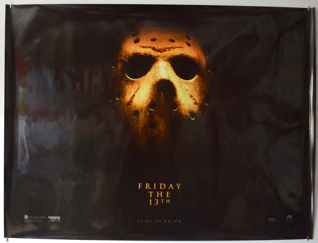 Friday The 13th  (Teaser / Advance Version)   Original Quad Poster - Film Poster - Movie Poster