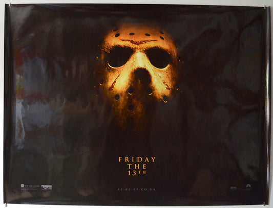 Friday The 13th  (Teaser / Advance Version)   Original Quad Poster - Film Poster - Movie Poster