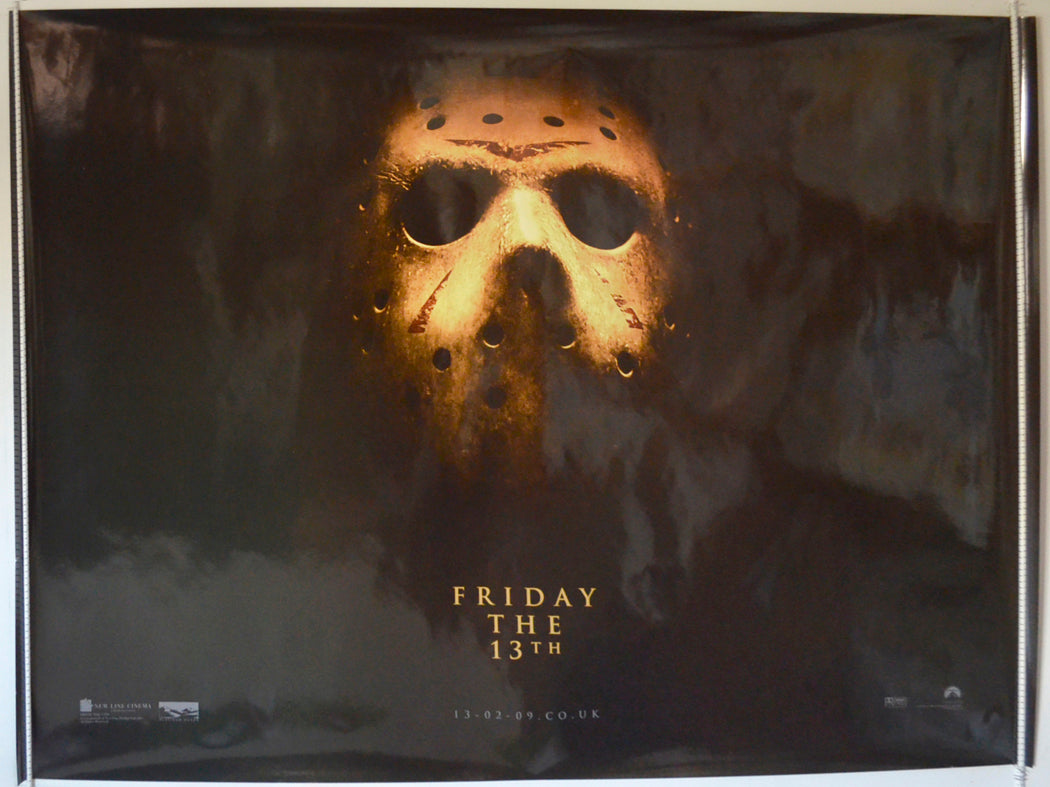 Friday The 13th  (Teaser / Advance Version)   Original Quad Poster - Film Poster - Movie Poster