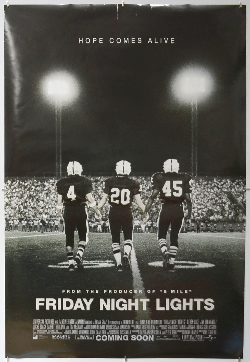 Friday Night Lights Original One Sheet Poster - Film Poster - Movie Poster