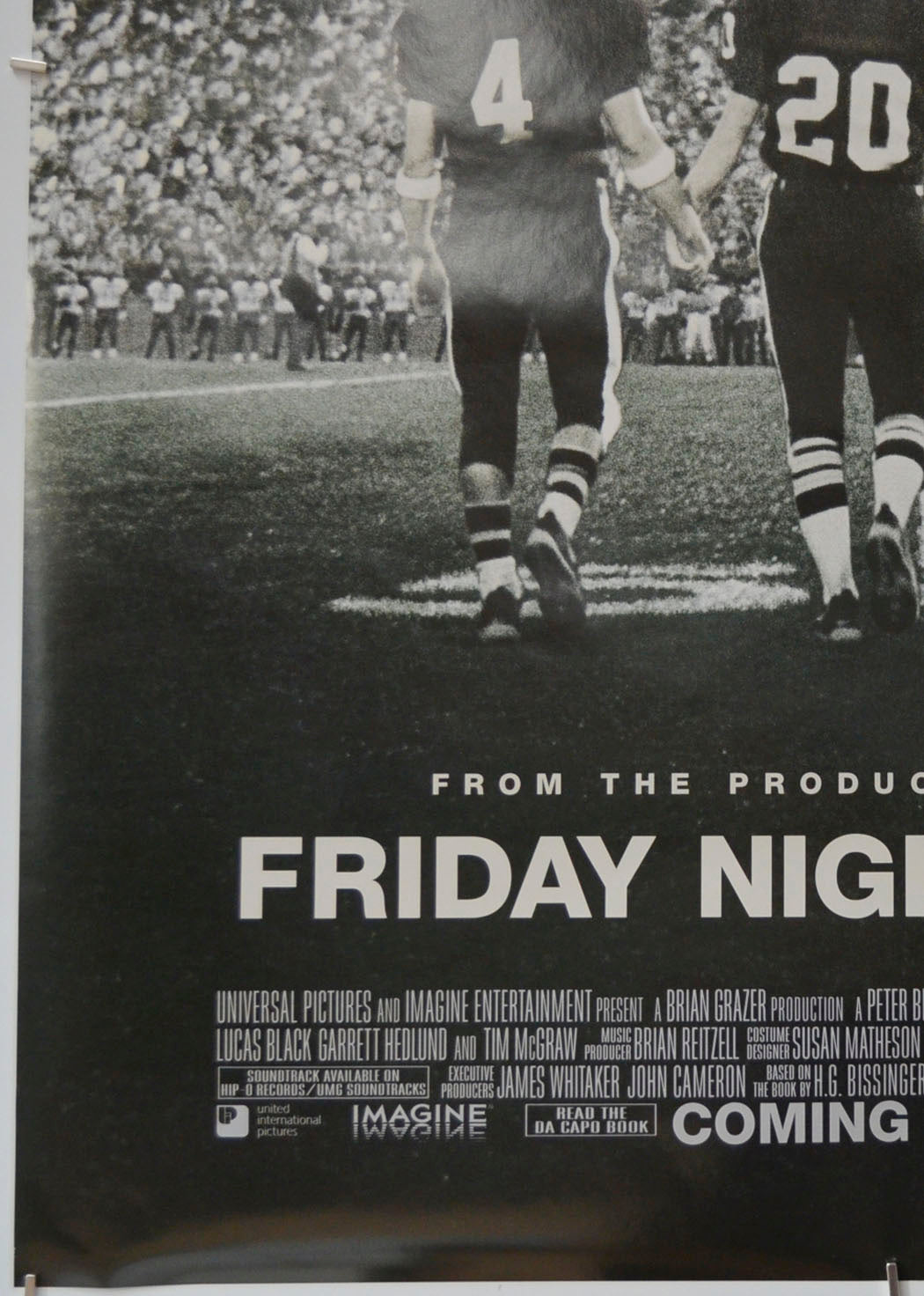 FRIDAY NIGHT LIGHTS (Bottom Left) Cinema One Sheet Movie Poster 