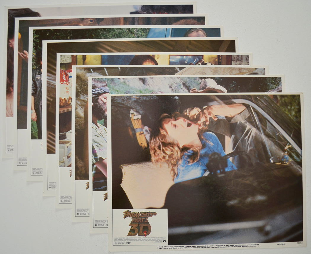 FRIDAY THE 13TH PART 3 (Full View) Cinema Set of Lobby Cards  