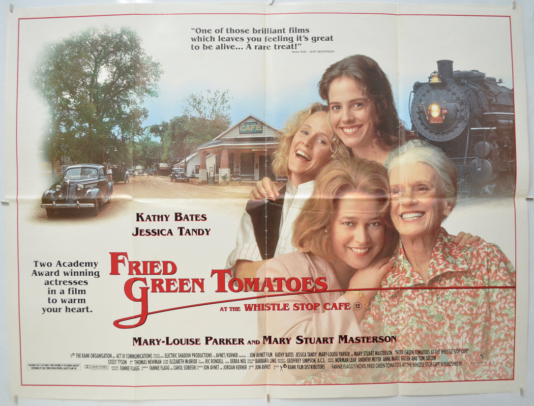 Fried Green Tomatoes At The Whistle Stop Cafe Original Quad Poster - Film Poster - Movie Poster